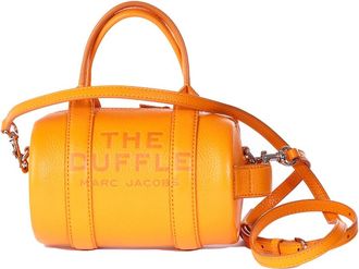Marc Jacobs Mini Bags, female, Orange, Size: ONE SIZE The Leather Mini Duffle