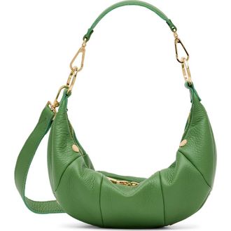 Hammitt Small Erica Leather Shoulder Bag in Calypso Pebble/Gold at Nordstrom