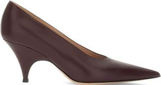 Gianvito Rossi Sofia Pump in Burgundy Calf Leather at Nordstrom, Size 35.5