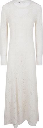 D.exterior D. EXTERIOR Lace Soft Long Sleeves Dress