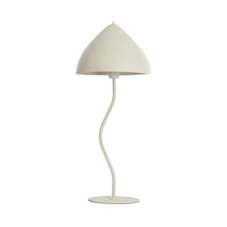 Light & Living L&aacute;mpara De Mesa - Elimo - Beige - Metal - E27 - - Light&living