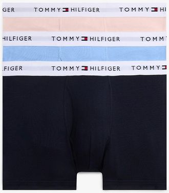 Tommy Hilfiger Mens Cotton Classics Trunk 4-Pack - Pink - XL