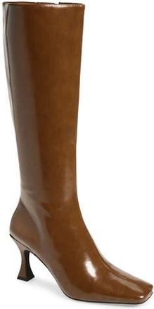 Jeffrey Campbell Checkmate Knee High Boot in Dark Beige at Nordstrom Rack, Size 6.5