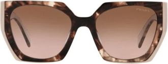 Prada Zonnebril - Dames - Zonnebrillen - Bruin - 54 MM - Accessoires