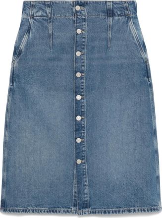 Polo Ralph Lauren Gonna midi denim - Blu