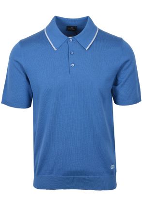 Paul Smith Mens SWEATER SS POLO BLUE Cotton - Size X-Large