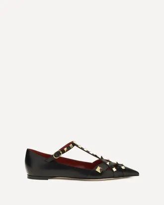 Valentino Garavani Studdy Ballerinas in kidskin Female 37.5