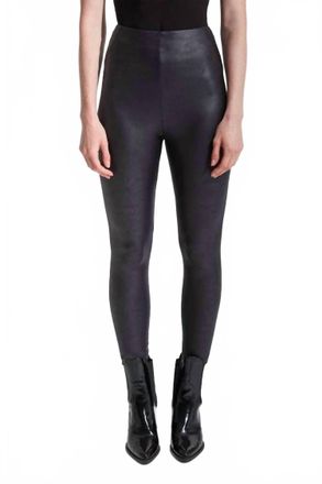 Lyss&eacute; Womens Matilda Foil Legging Pants In Black