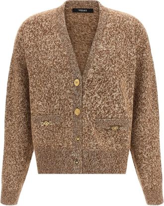 Versace Dames, Truien, Beige, Maat: XS Kasjmier