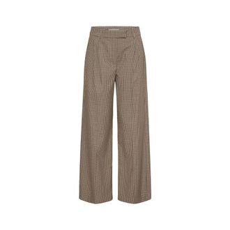 b.young Wide Broeken - Dames - Wijde Broeken - Bruin - M - Broeken