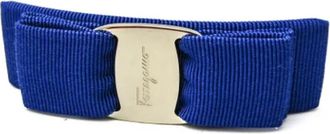 Ferragamo Pre-owned Metal hair-accessories - Dames - Vintage Accessoires - Blauw - ONE Size - Vintage