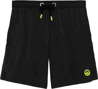 Barrow logo print swim shorts - men - Fabric - S - Black