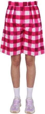 Msgm Check Shorts