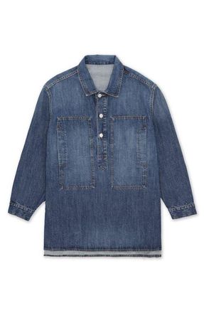 Fortela Fuegodress Custom Wash Denim Dress in D360 at Nordstrom, Size X-Large