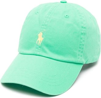 Polo Ralph Lauren logo-embroidered baseball cap - men - Cotton - One Size - Green
