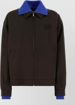 Miu Miu wool bomber jacket