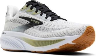 Brooks Ghost 17 Running Shoe in White/Black/Tea at Nordstrom, Size 11.5