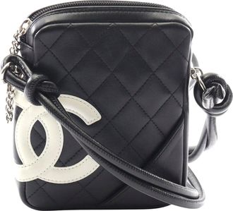 Chanel Cambon Line Small Lambskin Shoulder Bag