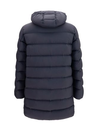 Herno Mens Long Padded Jacket Nero Polyamide Down Coat