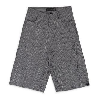 Who Decides War by Ev Bravado GRAY EXPOSED SEAM MID LENGTH SHORTS