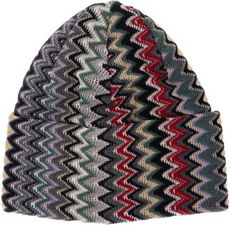 Missoni Multicolor Chevron Beanie Cap