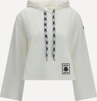 Moncler Felpa con Cappuccio in misto cotone Woman XS