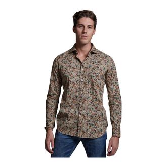 Tintoria Mattei Camicia - Heren - Casual Overhemden - Veelkleurig - 2XL - Overhemden