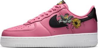 Nike Womens Air Force 1 07 Premium Flowers Shoes in Pink | IB6644-600