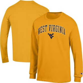 Champion Mens Champion Gold West Virginia Mountaineers Arch Over Logo Long Sleeve T-Shirt at Nordstrom, Size Xx-Large