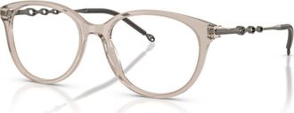 Diesel 52mm Oval optical glasses in Grey at Nordstrom