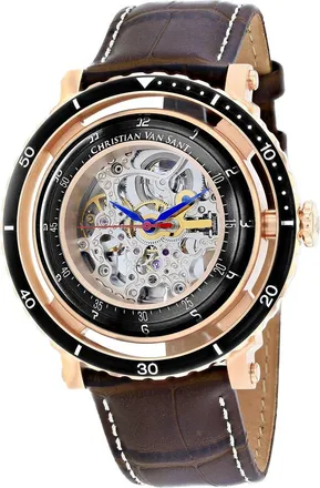 Christian Van Sant Mens Silver dial Watch