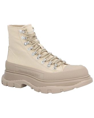 Alexander McQueen Alexander Mcqueen Mens Canvas Tread Slick Boot, Never Worn (Authentic Pre- Loved)