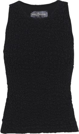 Cortana Tops - Dames - Tops zonder mouwen - Zwart - L - Tops