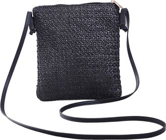 Generic Womens Cross-Body Bags Cross Body Bag Women for Work, Office Korean Bohemian Style Crossbody Bag with Fringe & Woven Design, Lightweight Fashion Shoul