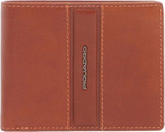 Piquadro Accessoires, Heren, Bruin, ONE Size, Leer, Portemonnee met muntvak