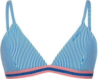 Protest Bade-Shirt PROTEST Bikini Top MIXIDA to, Damen, Gr. XXL, EURO, blau (fiji), Obermaterial: 55% Polyester PES. 40% Polyamid PA. 5% Elasthan EL., Bikini-