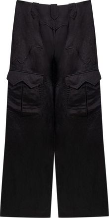 Tom Ford Womens Black Viscose Cargo Pants