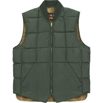 Fortela Nylon Vest2 with Camouflage Lining in Green at Nordstrom, Size 48 Eu
