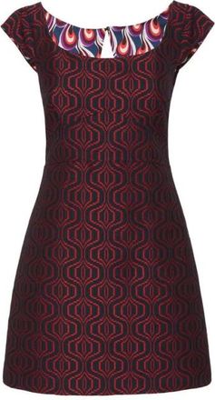 La DoubleJ Mini Arabesque Jurk - Dames - Korte kleedjes - Veelkleurig - XS - Kleedjes