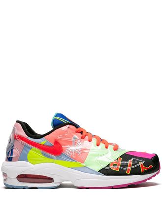 Nike x atmos Air Max 2 Light QS sneakers - unisex - Calf Leather/Rubber/Polyester - 10.5 - Black