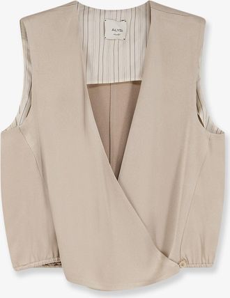 Alysi Top in satin - ALYSI - gender_Woman