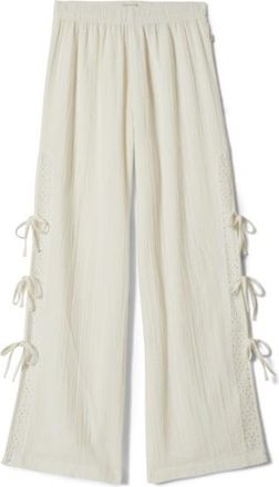Brixton Seaside Eyelet Wide Leg Pant Freizeithose f&uuml;r Damen | beige