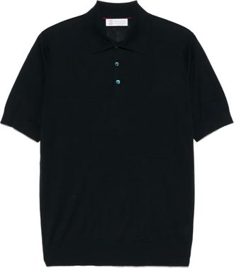 Brunello Cucinelli Polo in maglia - Blu