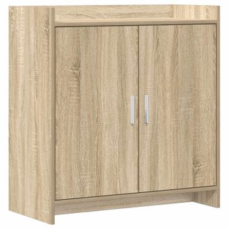 vidaXL Aparador Roble Sonoma 72 X 36 X 80 Cm Madera De Ingenier&iacute;a Vidaxl
