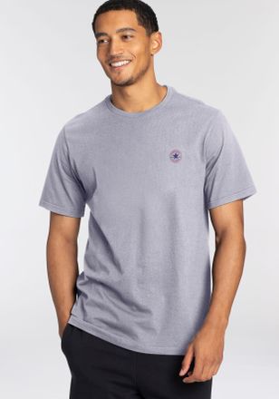 Converse T-Shirt CONVERSE CORE CHUCK PATCH TEE, Herren, Gr. XXL, gray heater, Obermaterial: 100% Baumwolle, normal, Rundhals, Shirts T-Shirt, sportlicher Look,