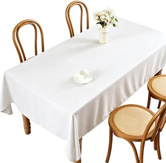 OEM Mantel Para Mesa De Comedor - 140 X 140 Cm, Blanco