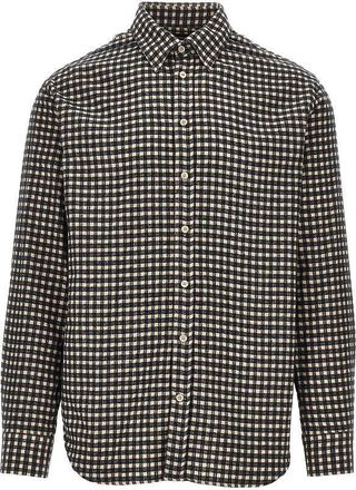 Emporio Armani Flannel shirt with check motif Man XL