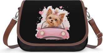 Generic Cute Yorkshire Terrier Fashion Womens Crossbody Bags Novelty Handbag Shoulder Bag Purse