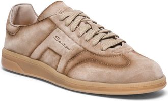 Santoni Oly Cube Sneaker in Beige at Nordstrom, Size 10.5