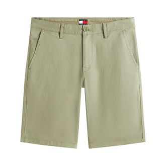 Tommy Jeans Korte Broeken, Heren, Groen, W31, Katoen, Chino Shorts